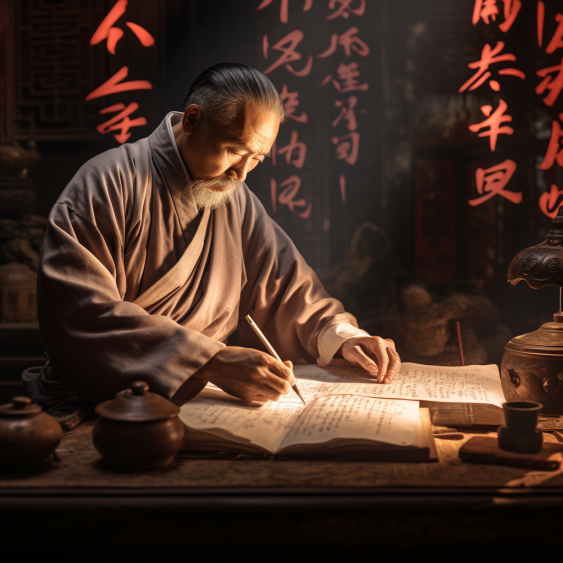 Chinese Calligraphy and Art - Traditional Chinese calligraphy and artistic masterpieces.