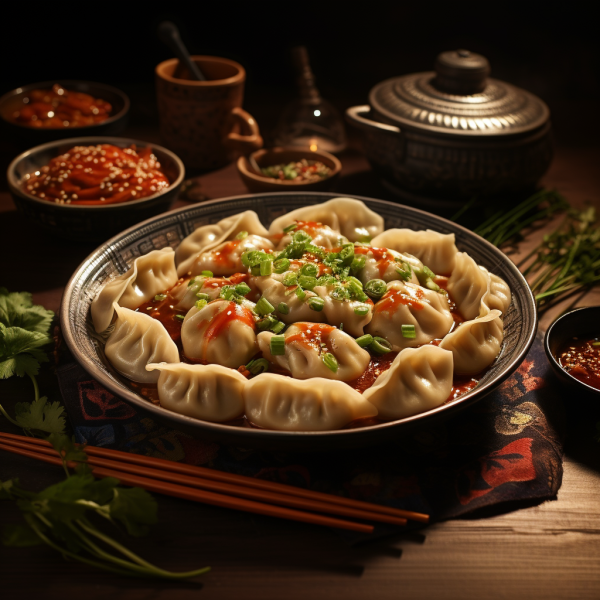 2. 饺子 (Jiǎozi) - Dumplings